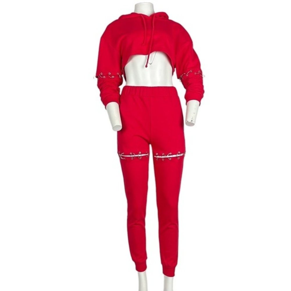 Sweatsuit Set Red